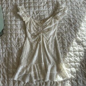 white princess polly mini dress